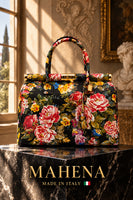 MAHENA Secret Garden – Borsa Scultorea Floreale Made in Italy