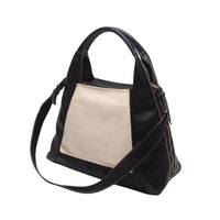 Mahena NORA shopper bag with shoulder and crossbody strap, with decorative closure