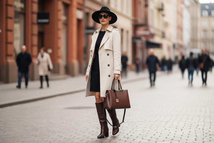 French design road model bag brown or red