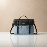RUSTY MODEL Bimetallic Denim Removable Shoulder Bag