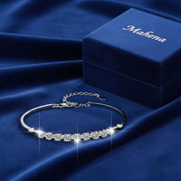 Bracciale da donna in argento sterling S925 con moissanite