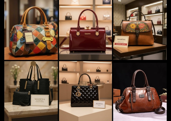 Fashionable MULTICOLOR women's cowhide leather bags available for pre-order from June 5th