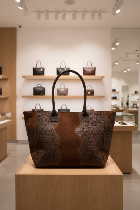 Borsa Lola Pelle Made in Italy effetto scamosciato Bellissima