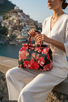 MAHENA "Opera" - Edizione Limitata in Pelle Martellata Floreale – Made in Italy