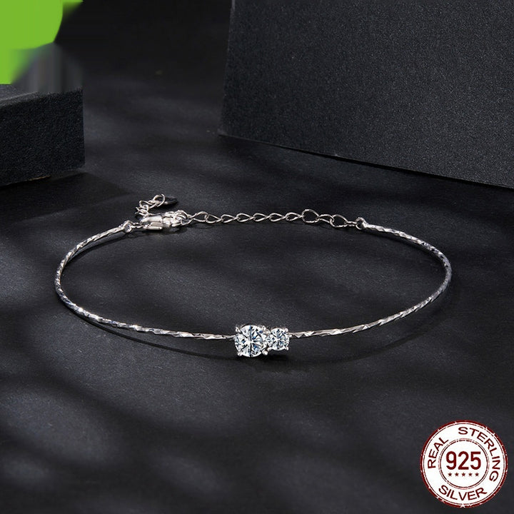 Bracciale Starlight Shining argento s925 e diamante moissanite 1 carato consegna 2 giorni
