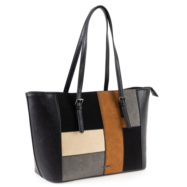 Women's ethnic handbag and shoulder bag, AMARANTA model