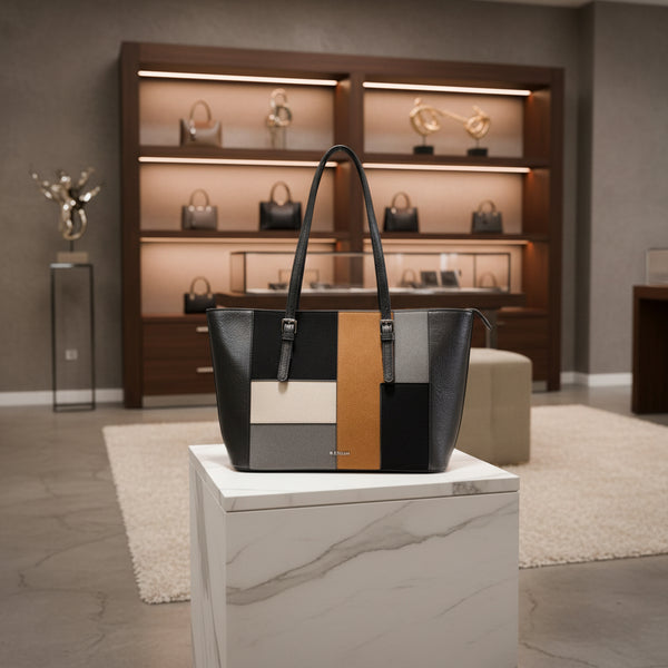 Women's ethnic handbag and shoulder bag, AMARANTA model