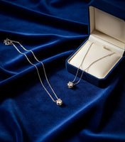 Collana in moissanite in argento sterling S925 modello 2 carati FANTASTICA consegna immediata
