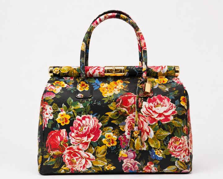 MAHENA Secret Garden – Borsa Scultorea Floreale Made in Italy