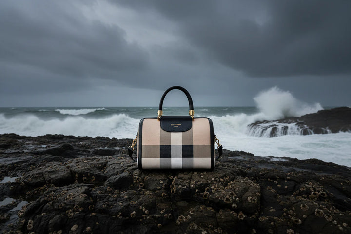 Fiona bag with classic tartan pattern