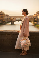 Borsa Bauletto "Flower" – 100% Vera Pelle Made in Italy