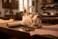 Borsa Bauletto "Flower" – 100% Vera Pelle Made in Italy