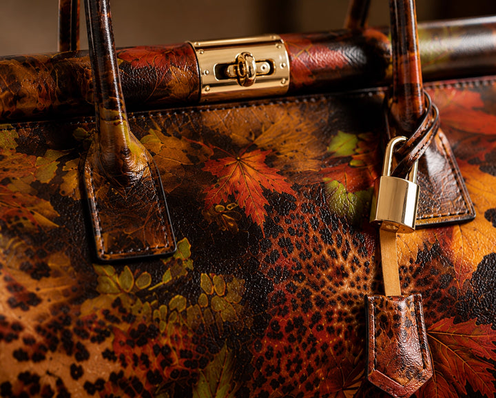 MAHENA "Incanto" - Borsa a Mano in Pelle Italiana EDIZIONE LIMITATA