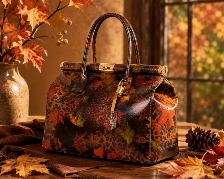 MAHENA "Incanto" - Borsa a Mano in Pelle Italiana EDIZIONE LIMITATA