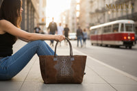 Borsa Lola Pelle Made in Italy effetto scamosciato Bellissima