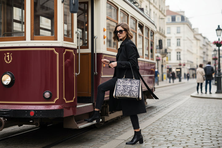 Borsa Mireille Lusso Francese disponibile colore coffee o nero