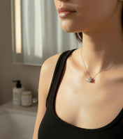 Collana in moissanite in argento sterling S925 modello 2 carati FANTASTICA consegna immediata