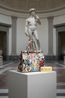 MUSE – Borsa a Mano Pop-Art in Vera Pelle Artigianale (Made in Italy)