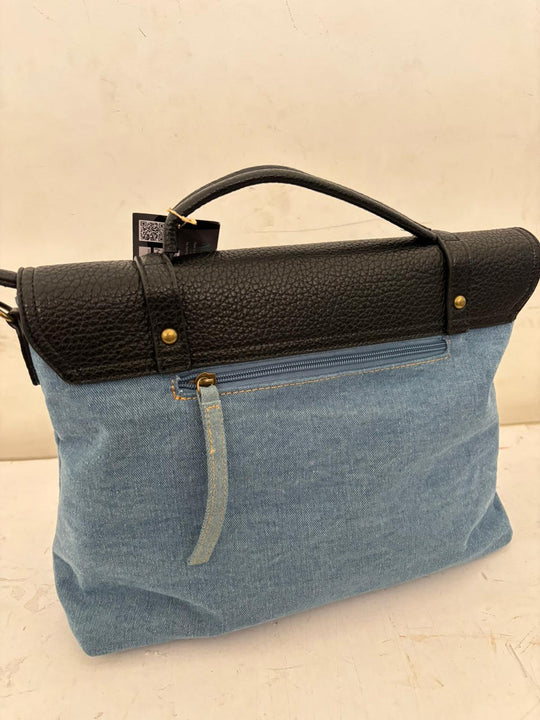 RUSTY MODEL Bimetallic Denim Removable Shoulder Bag