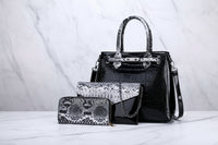 New Women's Handbags Tree Model Black and Red (3 pieces)