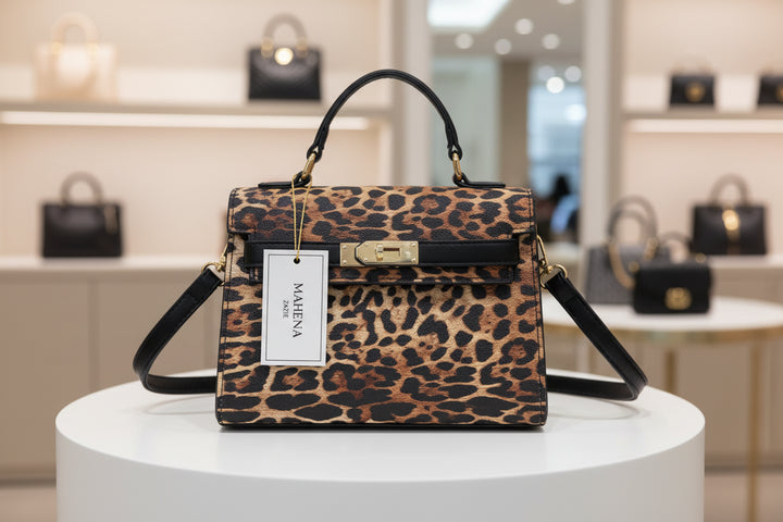 Leopard mini handbag Zazie model small size super cheap
